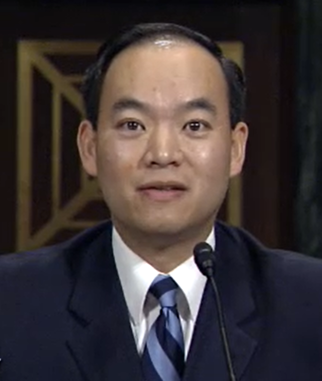 Theodore D. Chuang, U.S. Senate Judiciary Committee hearing still